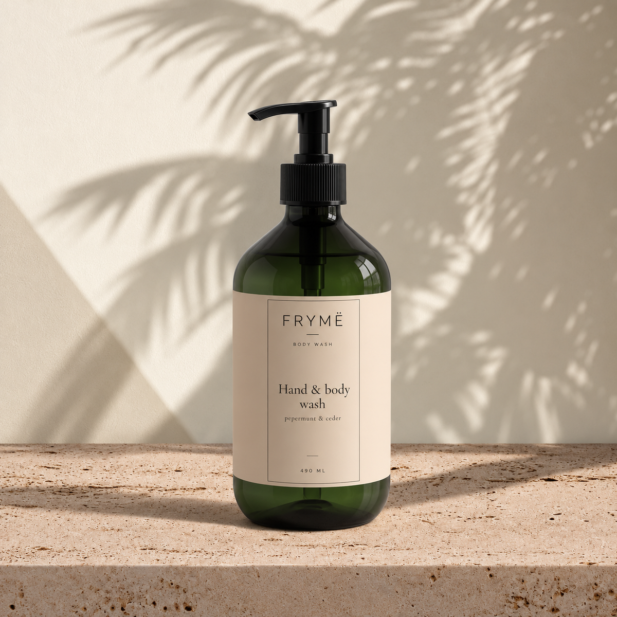 FRYMË hand & body wash pepermunt & ceder 490 ml